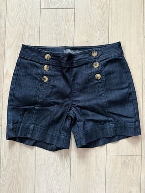 Anthropologie Level 99 Sailor Denim Shorts Women’s Size 26